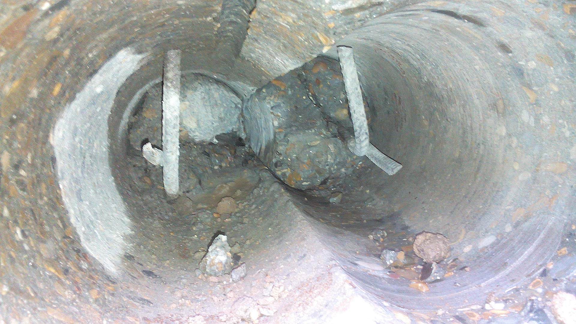 Diamond Drilling London - Diamond Drilled Cores through steel reinforced concrete