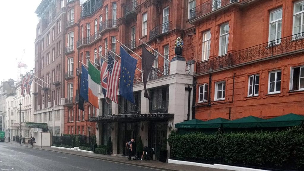 Claridge Front entrance refurbishment